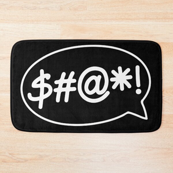 Item preview, $#@*! (Swearing Speech Bubble) Inverse designed and sold by SarcasticWords.