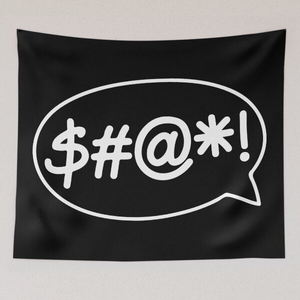 Item preview, $#@*! (Swearing Speech Bubble) Inverse designed and sold by SarcasticWords.