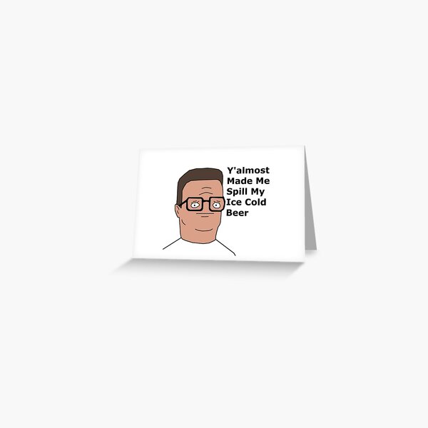 King Of The Hill Greeting Cards Redbubble - hank pimp hill roblox