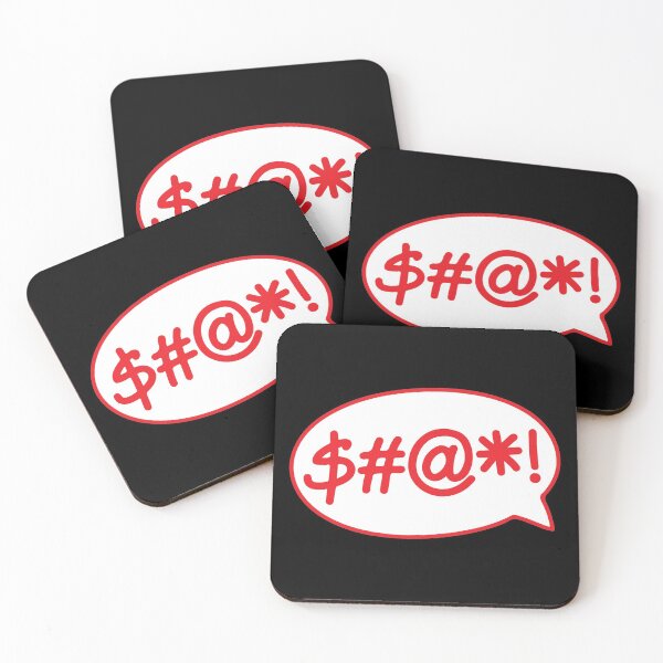 Item preview, $#@*! (Swearing Speech Bubble) Red Version designed and sold by SarcasticWords.