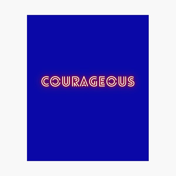 Item preview, COURAGEOUS designed and sold by Wise-Words-4U.