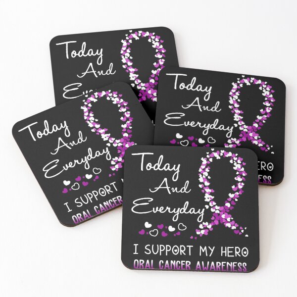 Item preview, Today and Everyday I Support My Hero ORAL CANCER Awareness designed and sold by ArangoaStore.