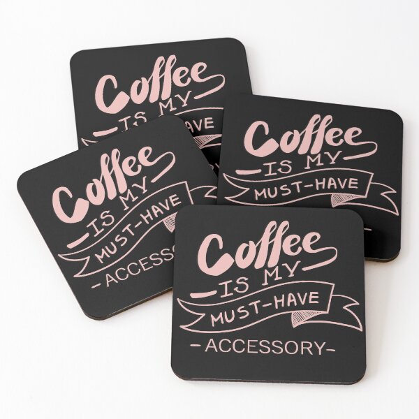 Item preview, Coffee Is My Must-Have Accessory  designed and sold by Dollfacedesign.