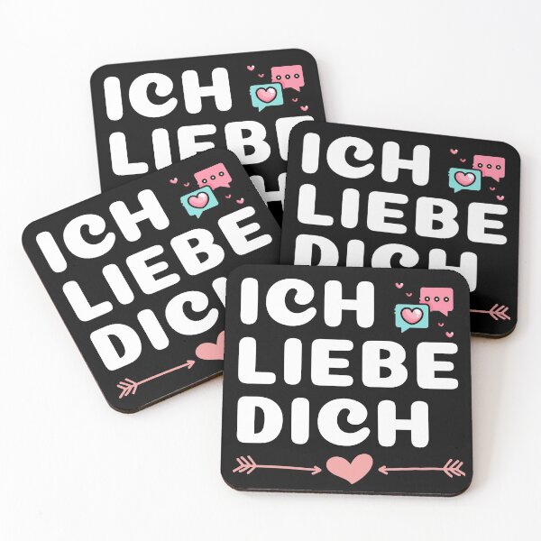 Item preview, ICH LIEBE DICH  #LoveYou #Valentines designed and sold by AmazingEcraft.