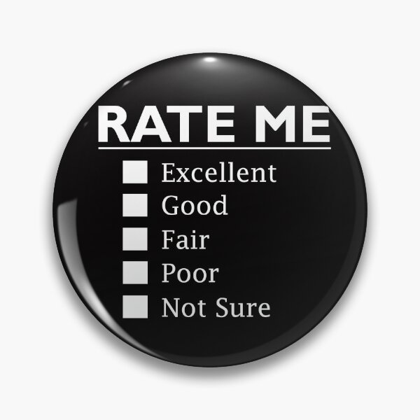 Item preview, Rate Me Checkbox Design. Excellent, Good, Fair, Poor, Not Sure.  designed and sold by BeeLynz.