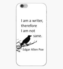 Ich bin ein Schriftsteller, deshalb bin ich nicht gesund (weiß) iPhone-Hülle & Cover