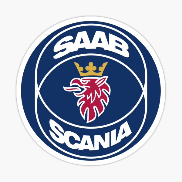 Scania Saab Altes Logo Sticker