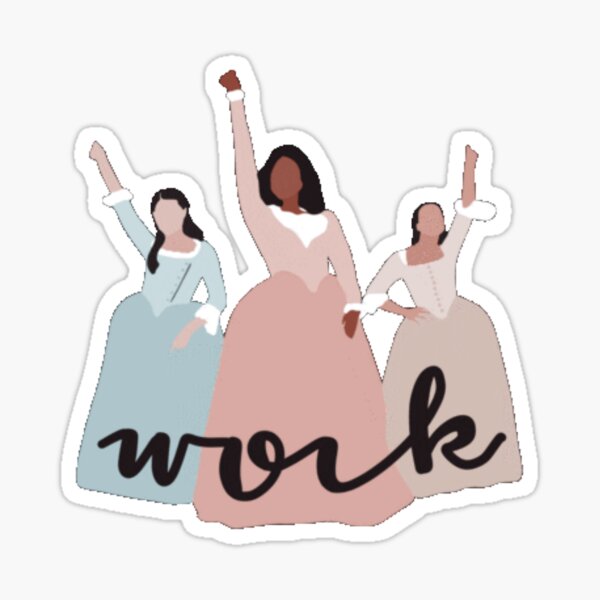 Aperçu de l'œuvre Les sœurs Schyler travaillent! Hamilton Musical créée et vendue par hypocratees.