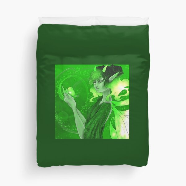 Green fairy Duvet Cover