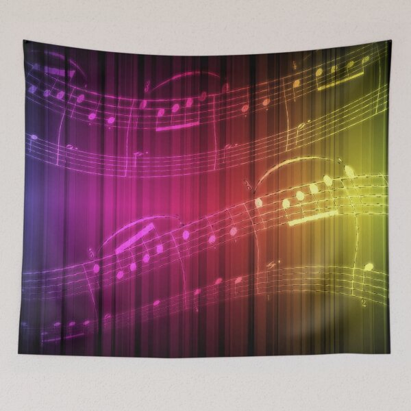Item preview, rainbow music spectrum designed and sold by Redblack123.