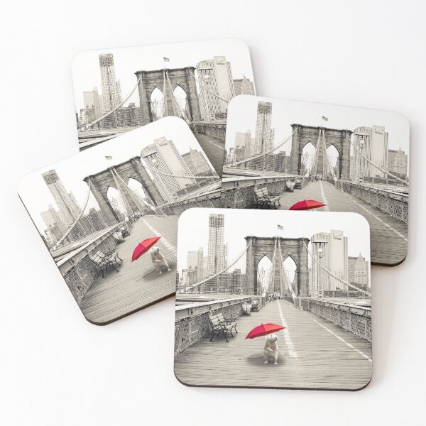 Item preview, Marty Mouse on the Brooklyn Bridge  designed and sold by Martymouse.