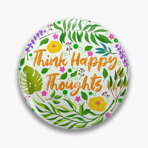 Item preview, Think Happy Thoughts designed and sold by ethnicdrawing.