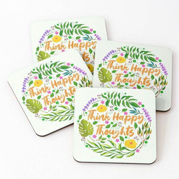 Item preview, Think Happy Thoughts designed and sold by ethnicdrawing.