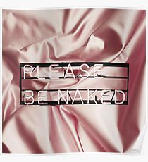 Be naked. Poster