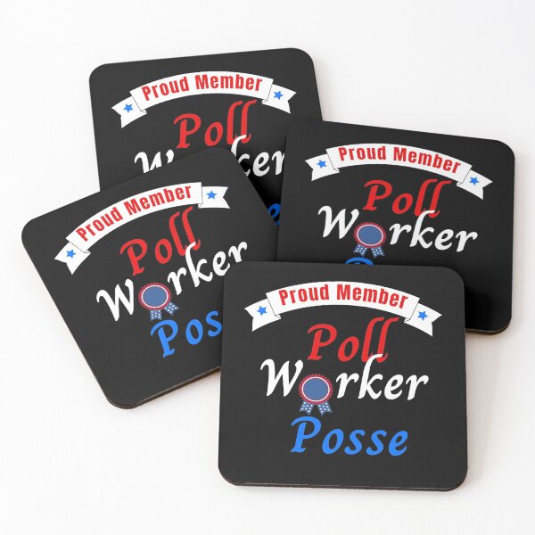 Item preview, Poll Workers, Proud Poll Worker Posse, sticker pack designed and sold by Spiritualish.
