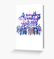 This Real Forever Greeting Card