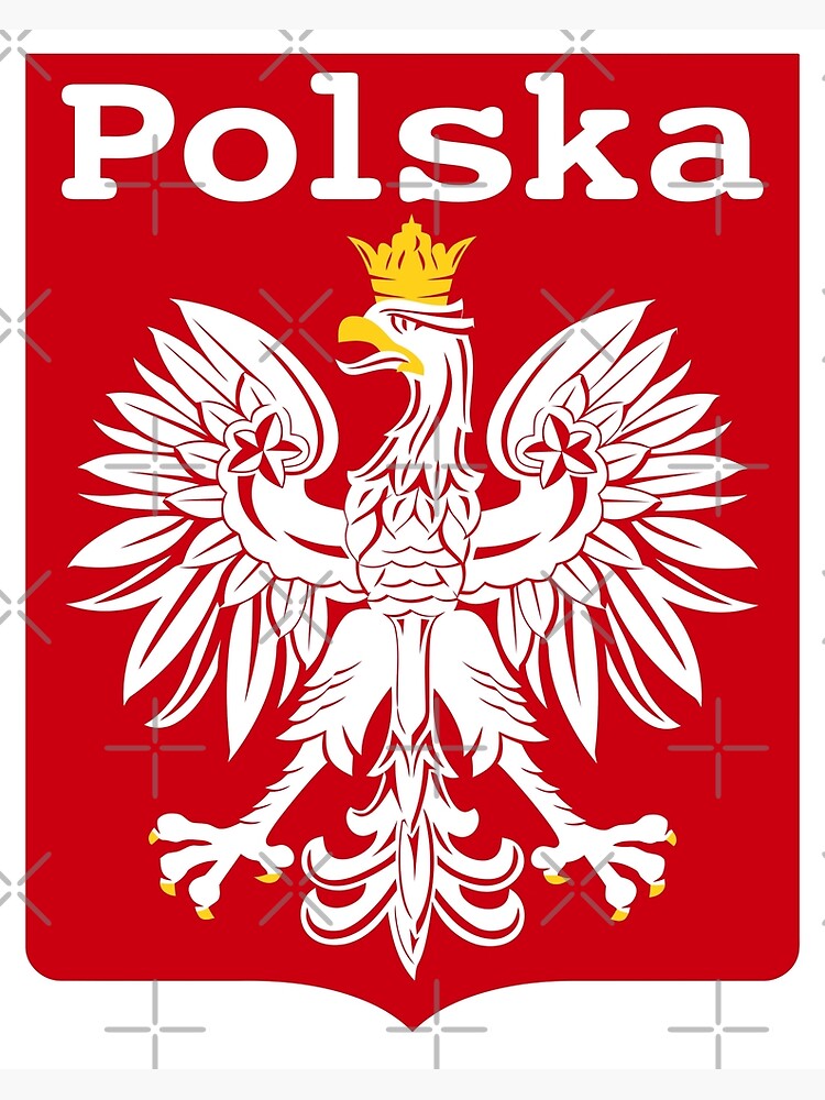 POLSKA Eagle // Retro Polish Poland Pride | Poster