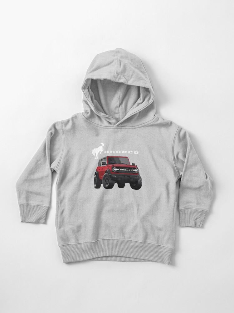 Ford Bronco Gray Logo Pullover Hoodie