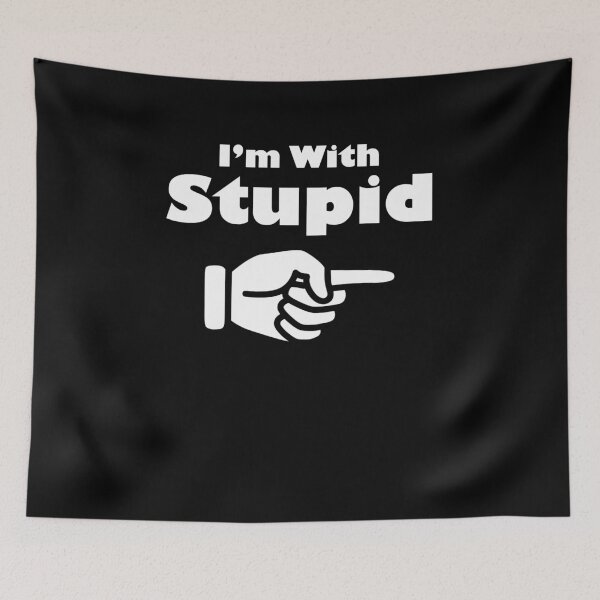 Item preview, I'm With Stupid Shirt designed and sold by teesakura90.