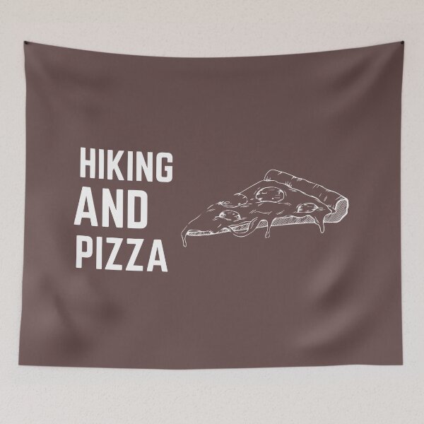 Item preview, Hiking and Pizza designed and sold by LilyTreeArt.