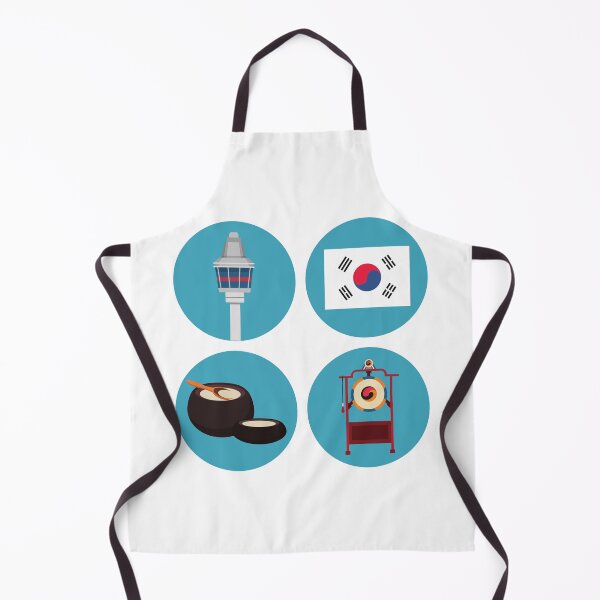 Item preview, South Korea flag, N Seoul Tower, Samgomu, medicine designed and sold by K-LetterCo.