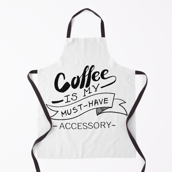 Item preview, Coffee Is My Must-Have Accessory Black designed and sold by Dollfacedesign.