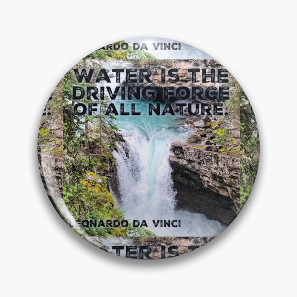 Item preview, Water is the Driving Force of all Nature- Leonardo da Vinci designed and sold by homesteadswag.