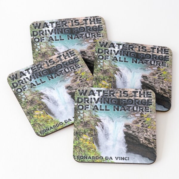 Item preview, Water is the Driving Force of all Nature- Leonardo da Vinci designed and sold by homesteadswag.