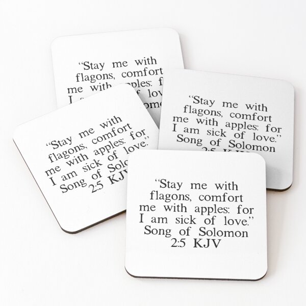 Item preview, Song of Solomon 2:5 KJV designed and sold by IBMClothing.