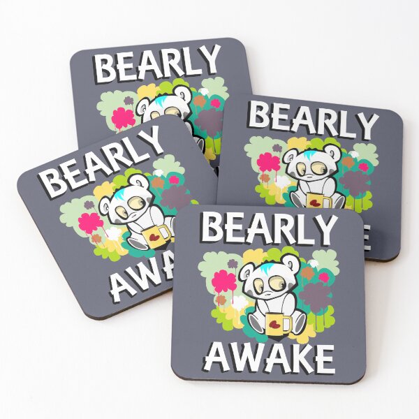 Item preview, Bearly awake - Polar Bear designed and sold by Forever-Design.