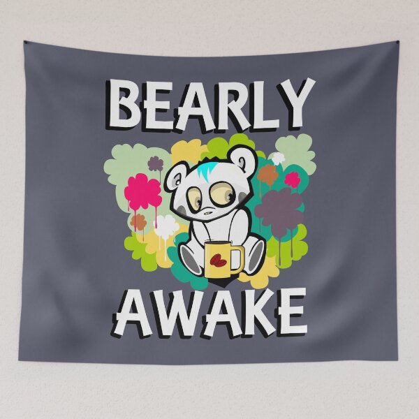 Item preview, Bearly awake - Polar Bear designed and sold by Forever-Design.