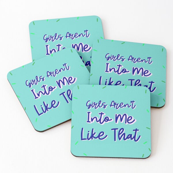 Item preview, Girls Aren't Into Me Like That - a Quote of a Boy with Insecurity designed and sold by SocialStreet.