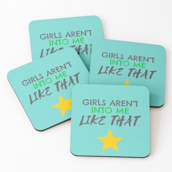 Item preview, Girls Aren't Into Me Like That - a Quote of a Boy with Insecurity designed and sold by SocialStreet.