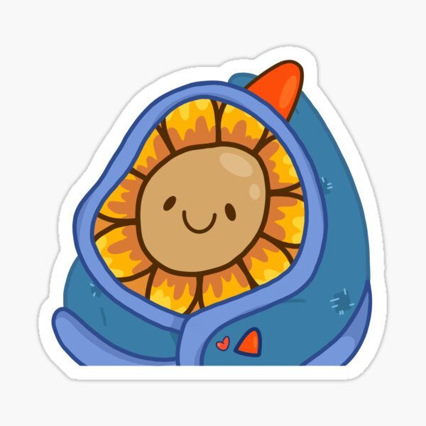 Sunflower Cozy Sticker