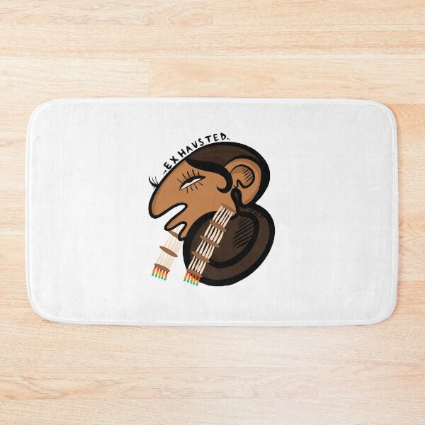 Item preview, exhausted ndn girl designed and sold by mohchwa.