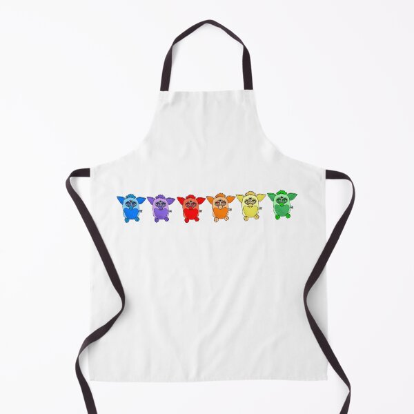 Item preview, RAINBOW FURBY cool stripe print designed and sold by Nic Rusick.
