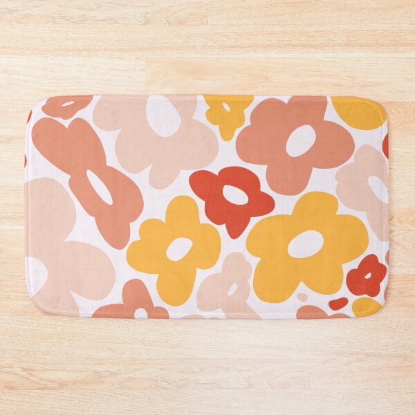 Item preview, boho/groovy le fleur flower pattern designed and sold by SunwaveStickers.