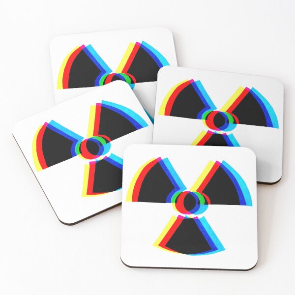Item preview, Glitched radioactive symbol designed and sold by ak-bakes.
