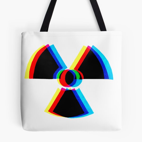 Item preview, Glitched radioactive symbol designed and sold by ak-bakes.