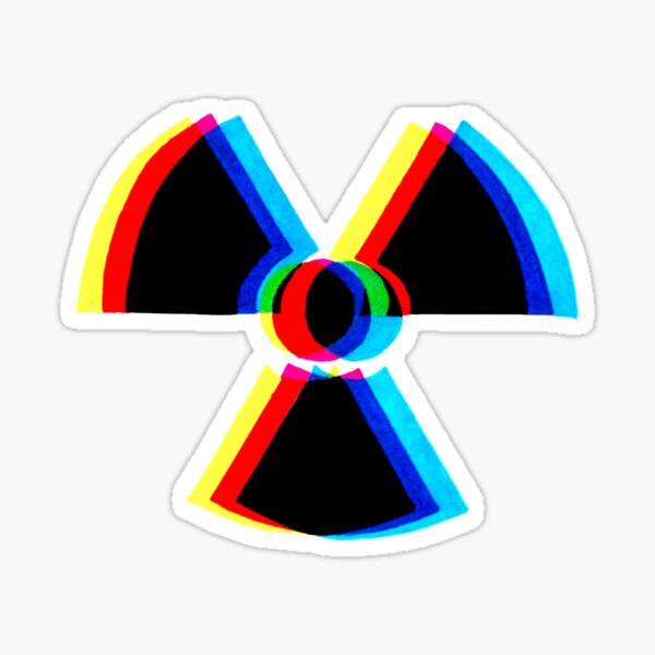 Artikel-Vorschau von Glitched radioaktives Symbol, designt und verkauft von ak-bakes.