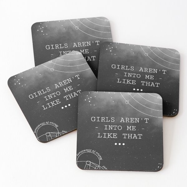 Item preview, Girls Aren't Into Me Like That - a Quote of a Boy with Insecurity designed and sold by SocialStreet.