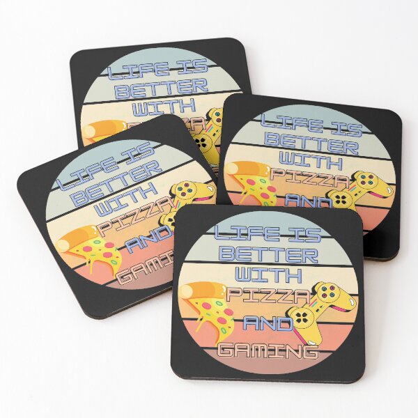 Item preview, Life Is Better With Pizza And Gaming designed and sold by StephenMollie.