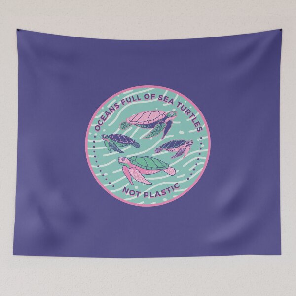 Item preview, Oceans full of  sea turtles turtles not plastic designed and sold by Cat-designs.