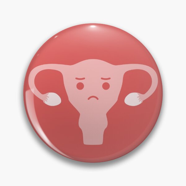 Item preview, Sad Female Reproductive System Smiley designed and sold by SimplyAdrienne.