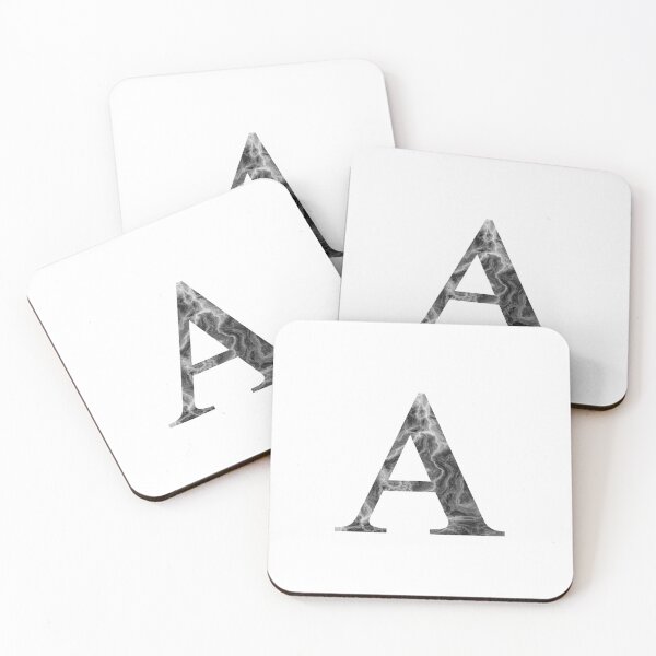 Item preview, Marble Alpha Letter designed and sold by TaylorG1025.