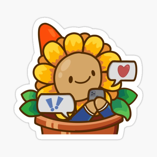Sunflower Socials Sticker