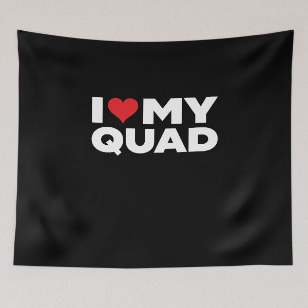 Item preview, I love my quad Valentine's Day designed and sold by RoguePixel.