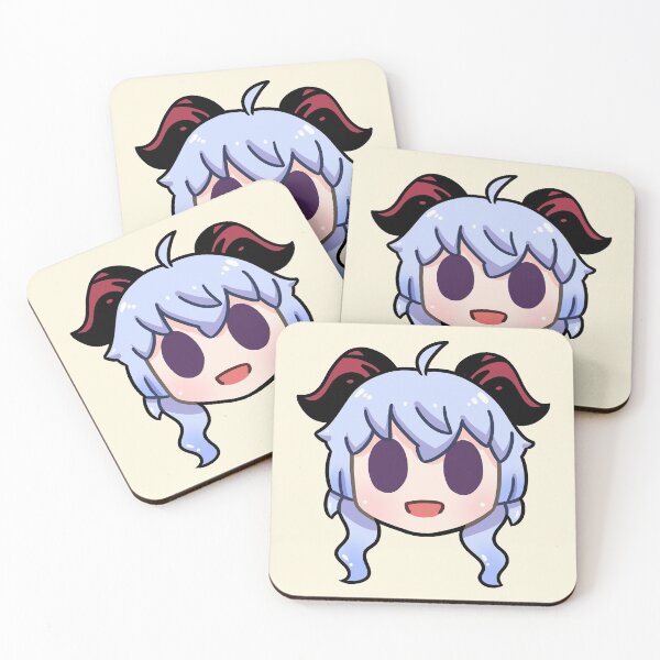 Item preview, Genshin Impact Ganyu chibi head designed and sold by Morcawork.