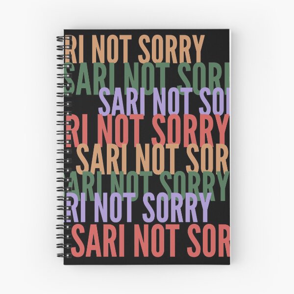 Item preview, SARI NOT SORRY designed and sold by BrownGirlMantra.