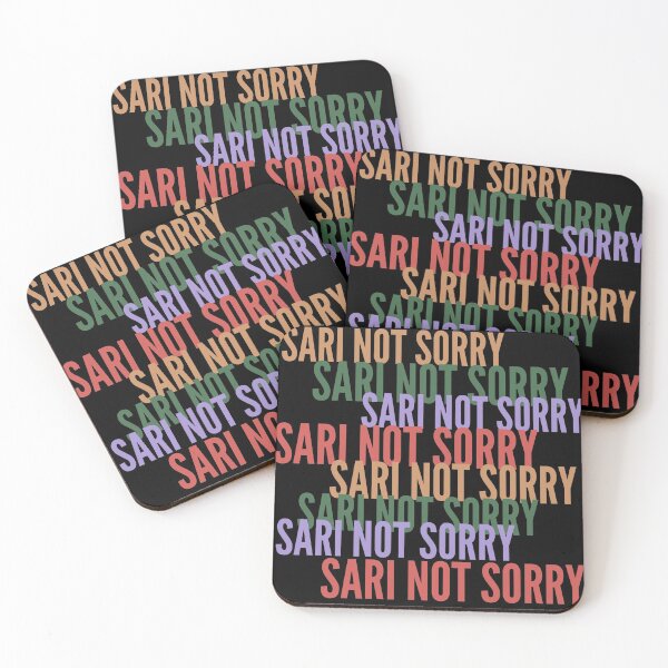 Item preview, SARI NOT SORRY designed and sold by BrownGirlMantra.
